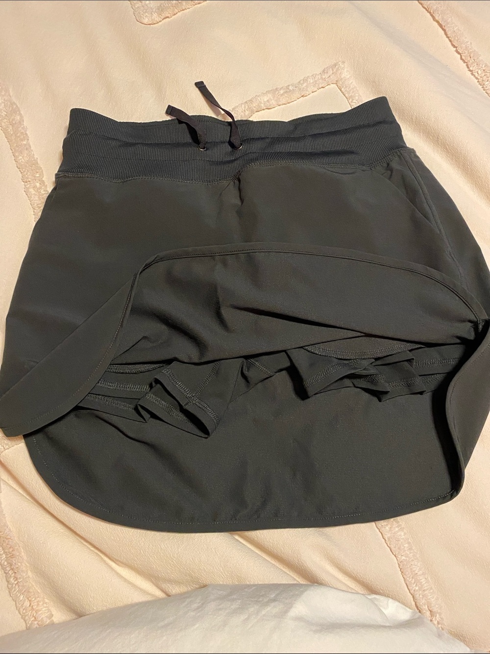 Sansara Black Athletic Skort skirt with Built-In Shorts